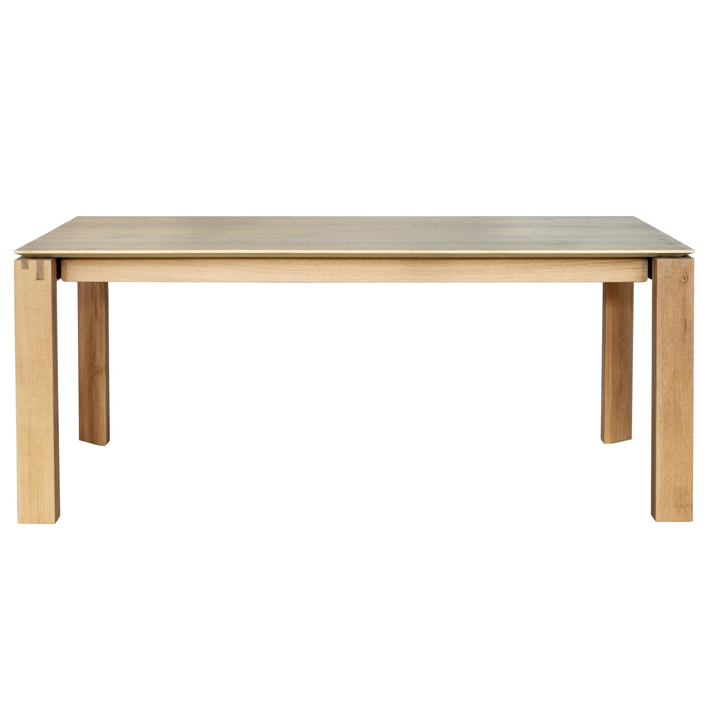 Table à manger extensible en chêne 180/280 cm KUBICO