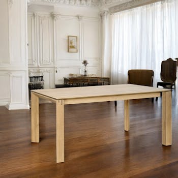 Table à manger extensible en chêne 180/280 cm KUBICO