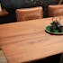 Table à manger extensible en chêne brun 240 cm PALERME
