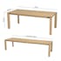 Table à manger extensible moderne 220-320 cm