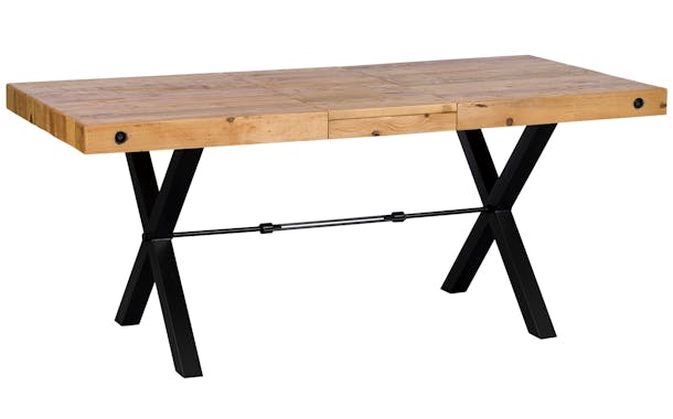 Table à manger industrielle extensible 140-180 cm CALGARY