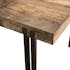 Table a manger en bois recylce pieds metal style contemporain