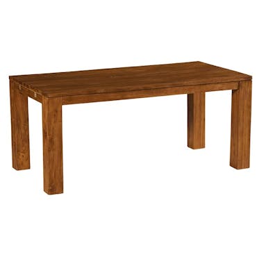 Table à manger moderne teck massif brossé 180 cm RIO