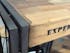 Table de repas rectangulaire en bois recycle de style industriel