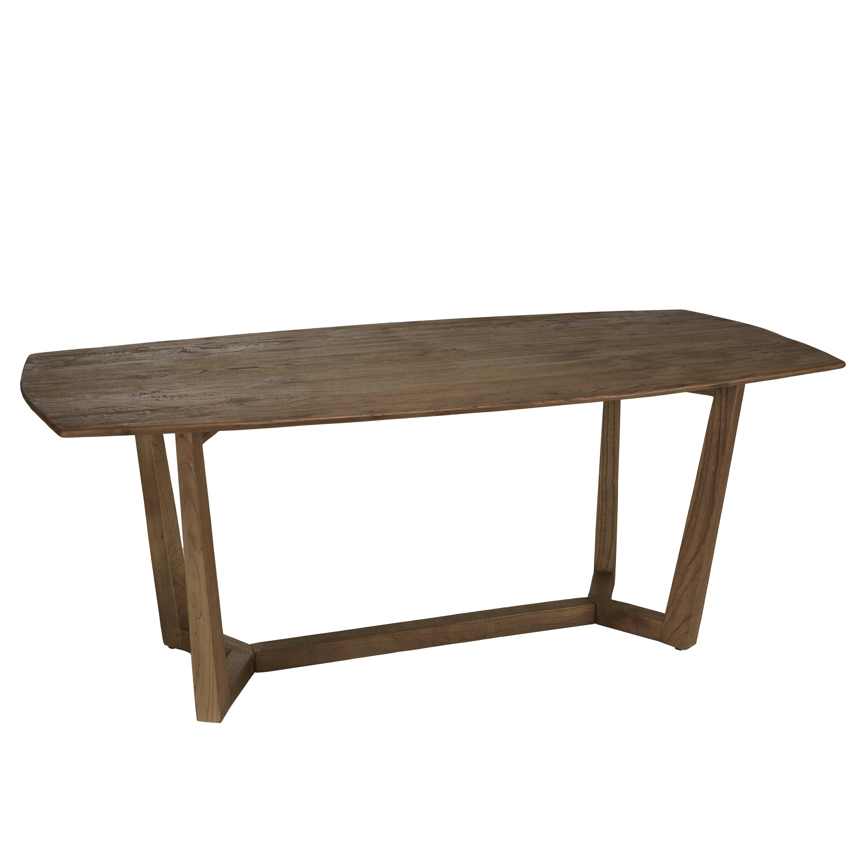 Table à manger rectangulaire 200x100cm bois de mindi ARCUS