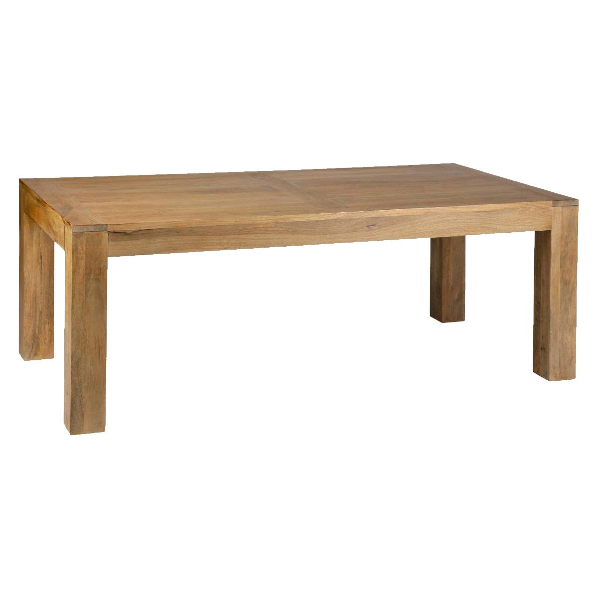Table à manger rectangulaire bois de manguier 200 cm MYSORE