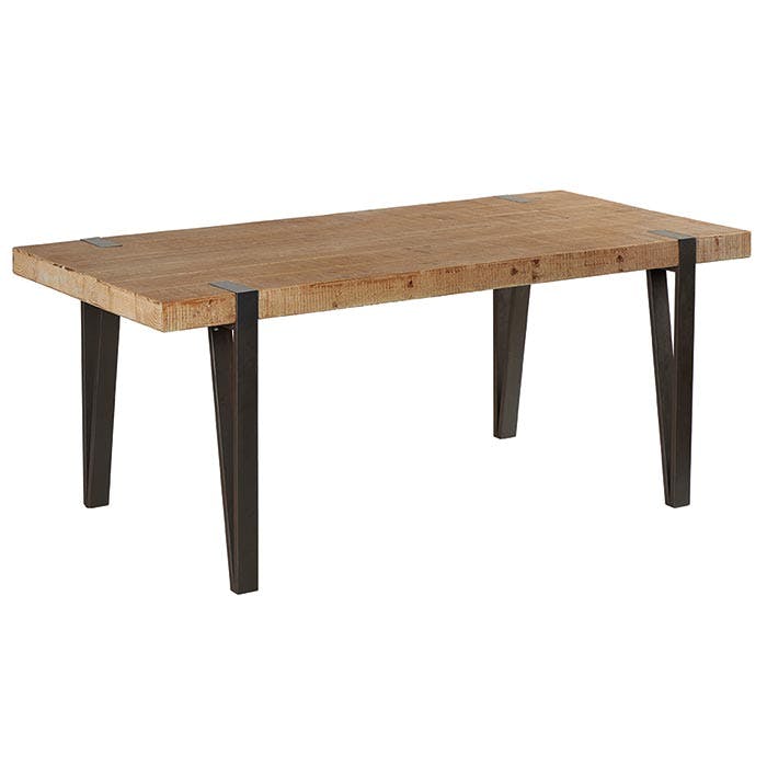 Table à manger rectangulaire bois massif 185 EPIKA