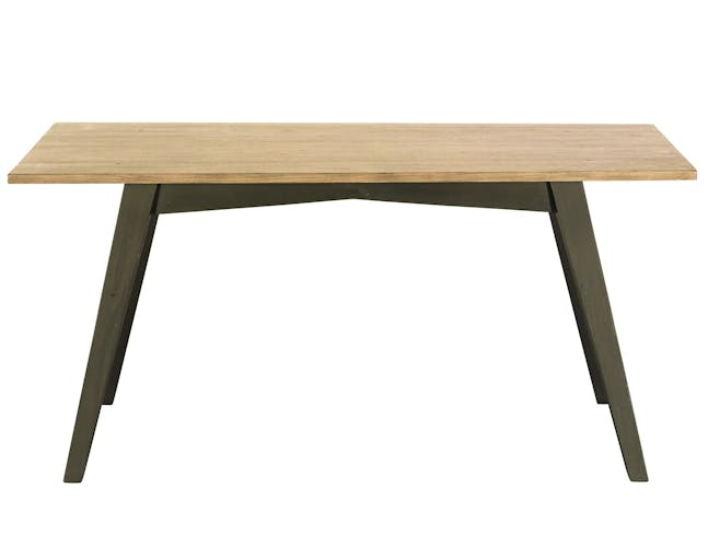 Table de repas rectangulaire bois recycle FSC style campagne moderne