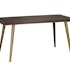 Table a manger bois recycle FSC brun style contemporain