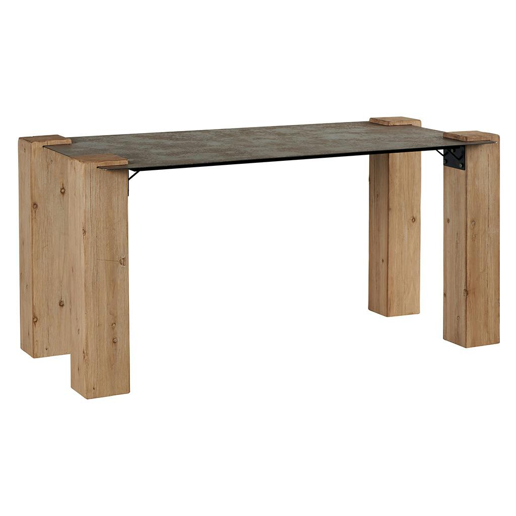 Table à manger rectangulaire industrielle nordique 185 ACTUS