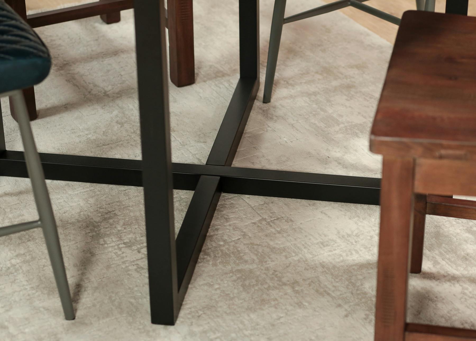 Table à manger ronde bois recyclé D120 SAMOA | Tables à manger | Pier ...