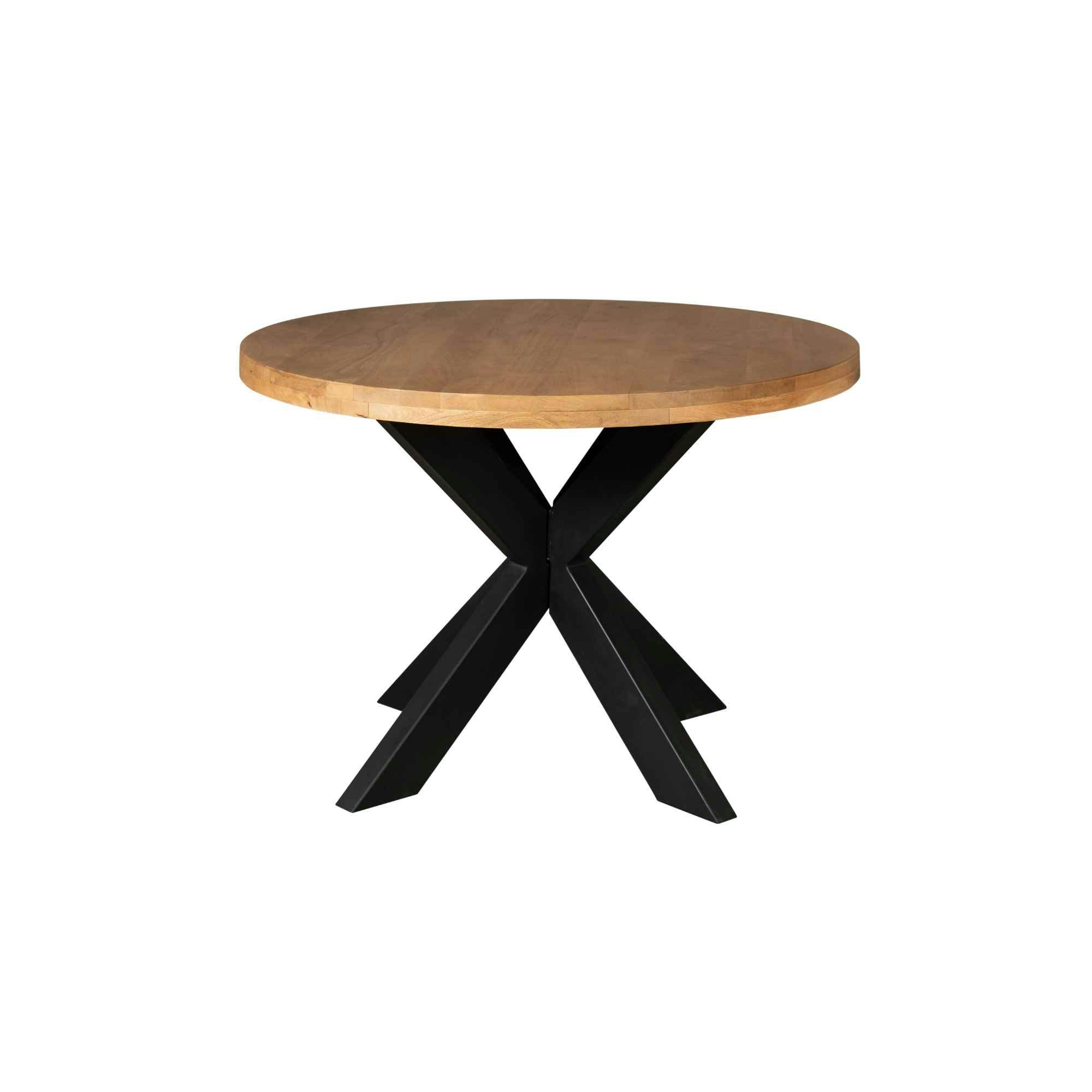 Table à manger ronde en bois Ø120 cm RIVANO