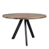 Table à manger ronde en bois D 120 cm HALIFAX