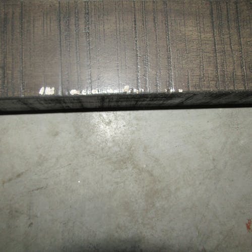 Table bar bois de manguier gris et acier 135 cm LUCKNOW