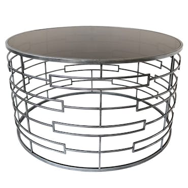 Table basse art déco en métal HIMALAYA