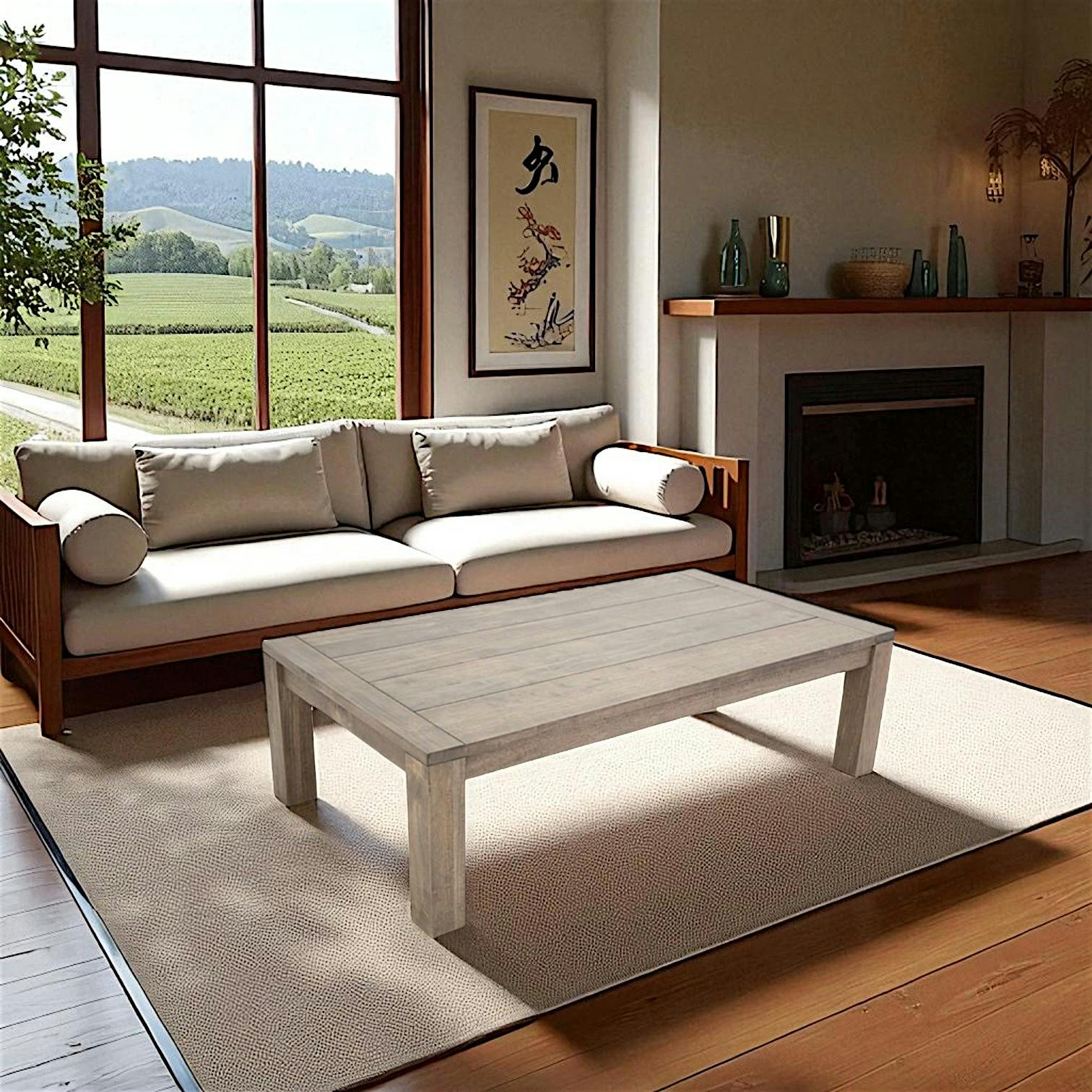 TABLE BASSE ATTAN 120x65x35CM