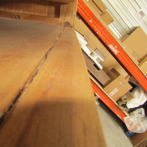 Table basse avec rangement bois de mindi BORNEO