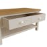 Table basse avec rangement en bois finition gris clair BATH