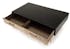Table basse rectangulaire en bois pieds metal de style vintage