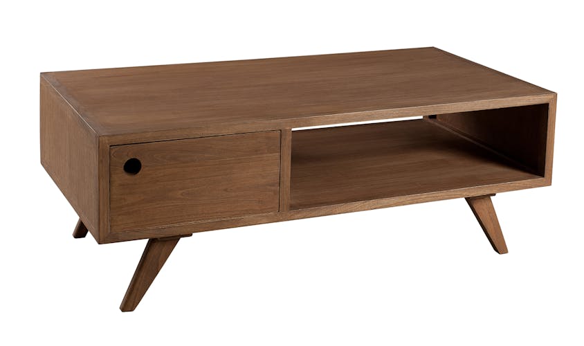 Table basse restangulaire en bois de style scandinave
