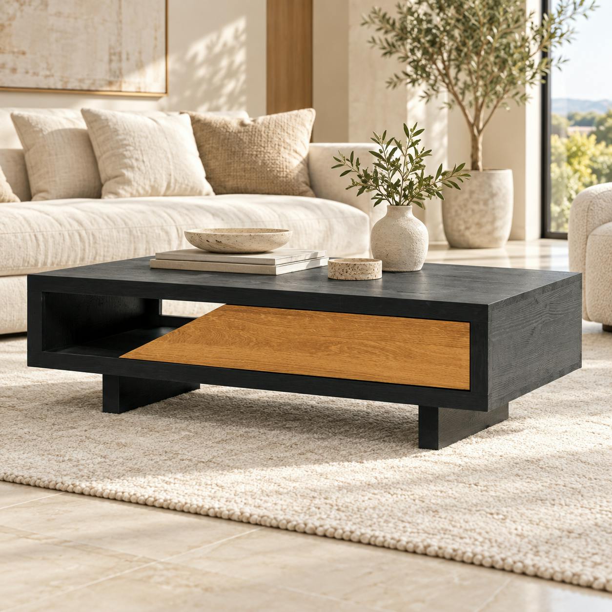 Table basse avec tiroir FAIRLIE