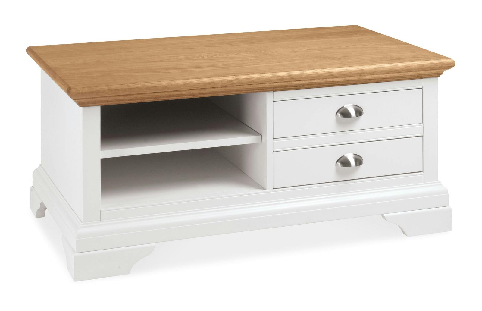 Table basse blanc ivoire PORTSMOUTH