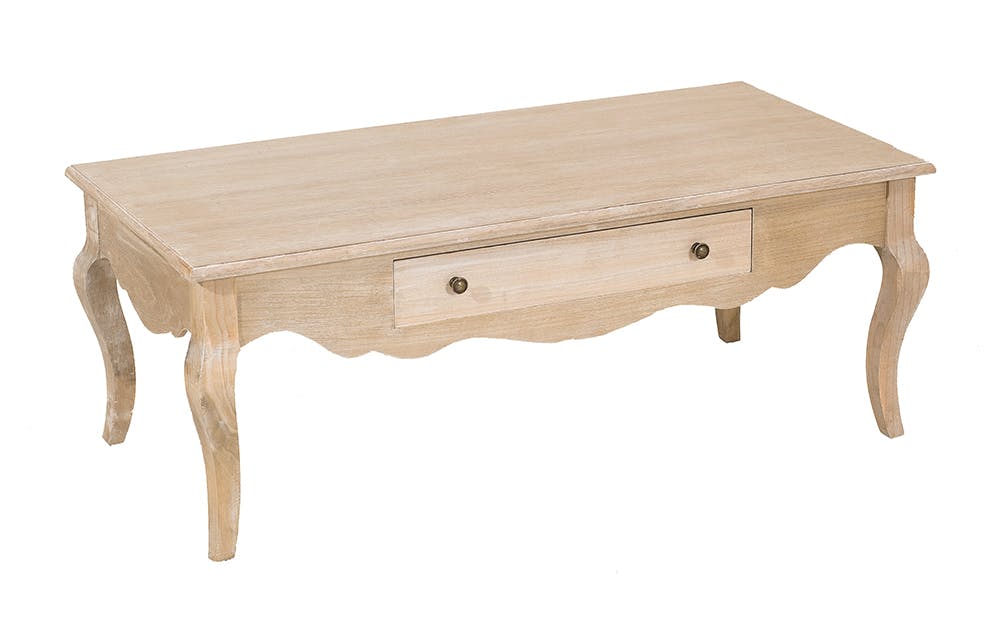 Table basse bois 120x60cm RIGA