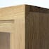 Table basse bois bicolore naturel / laqué noir en Chêne massif 1 niche, 1 tiroir 110x65x32cm MALMOE2