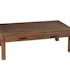 Table basse bois exotique cannelle 110cm LOUNA