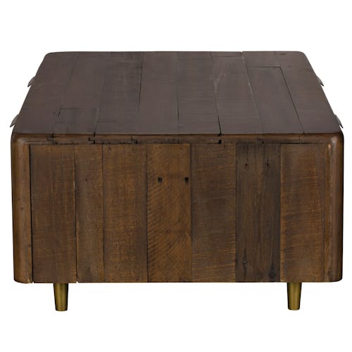 Table basse bois recyclé brun QUEENSTOWN