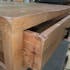 Table basse bois recyclé double plateau 2 tiroirs BRISBANE
