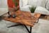 Table basse carrée teck massif recyclé D100 cm BALTIMORE