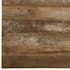 Table basse carree destructuree en bois recycle et metal de style contemporain