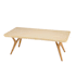 Table basse chêne et béton design moderne BRASILIA