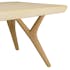 Table basse chêne et béton design moderne BRASILIA