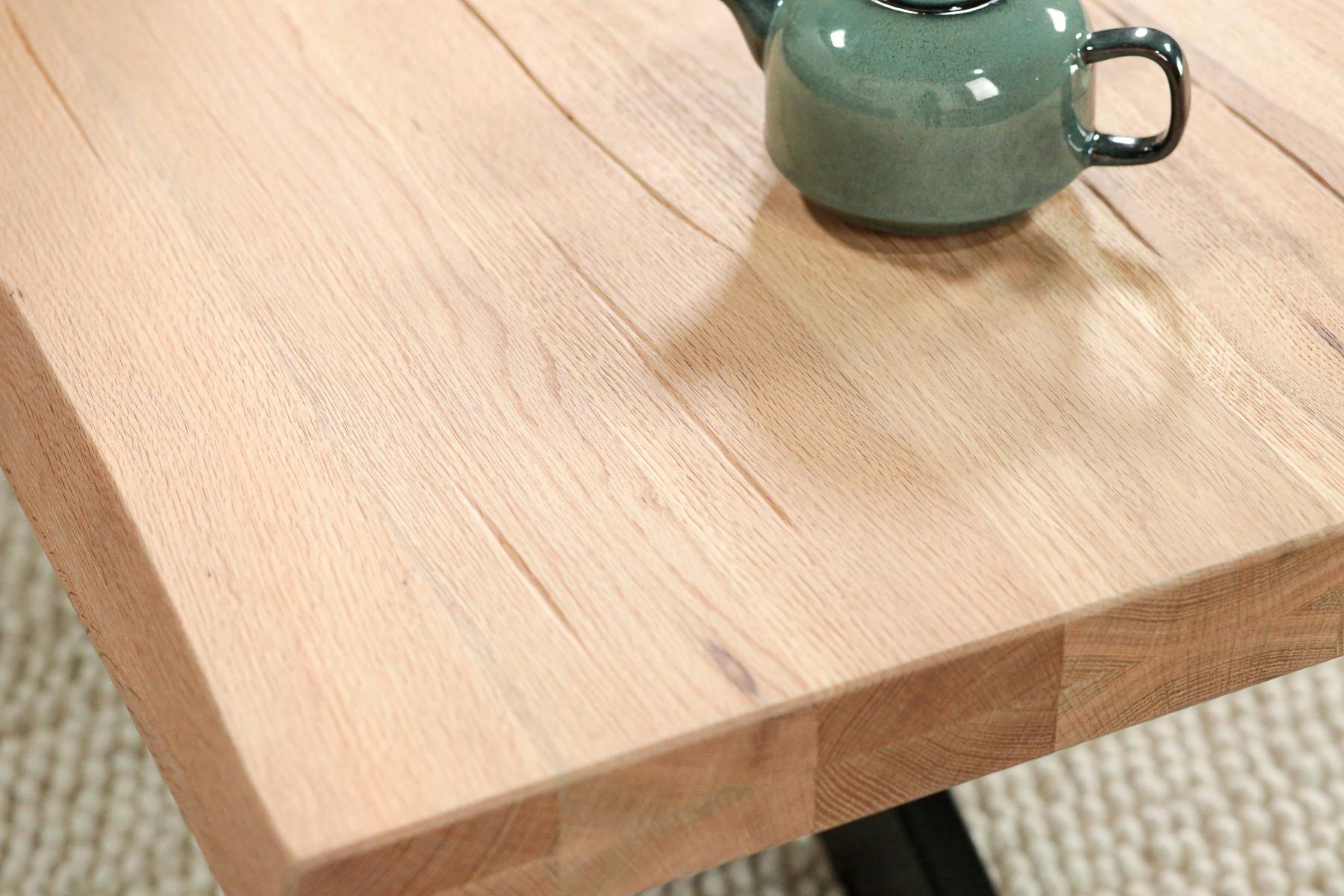 Temesso Plateau Table Chêne - Ø 80 Cm - Pour Tonneaux Ou Support - Bois Épicéa Laqué
