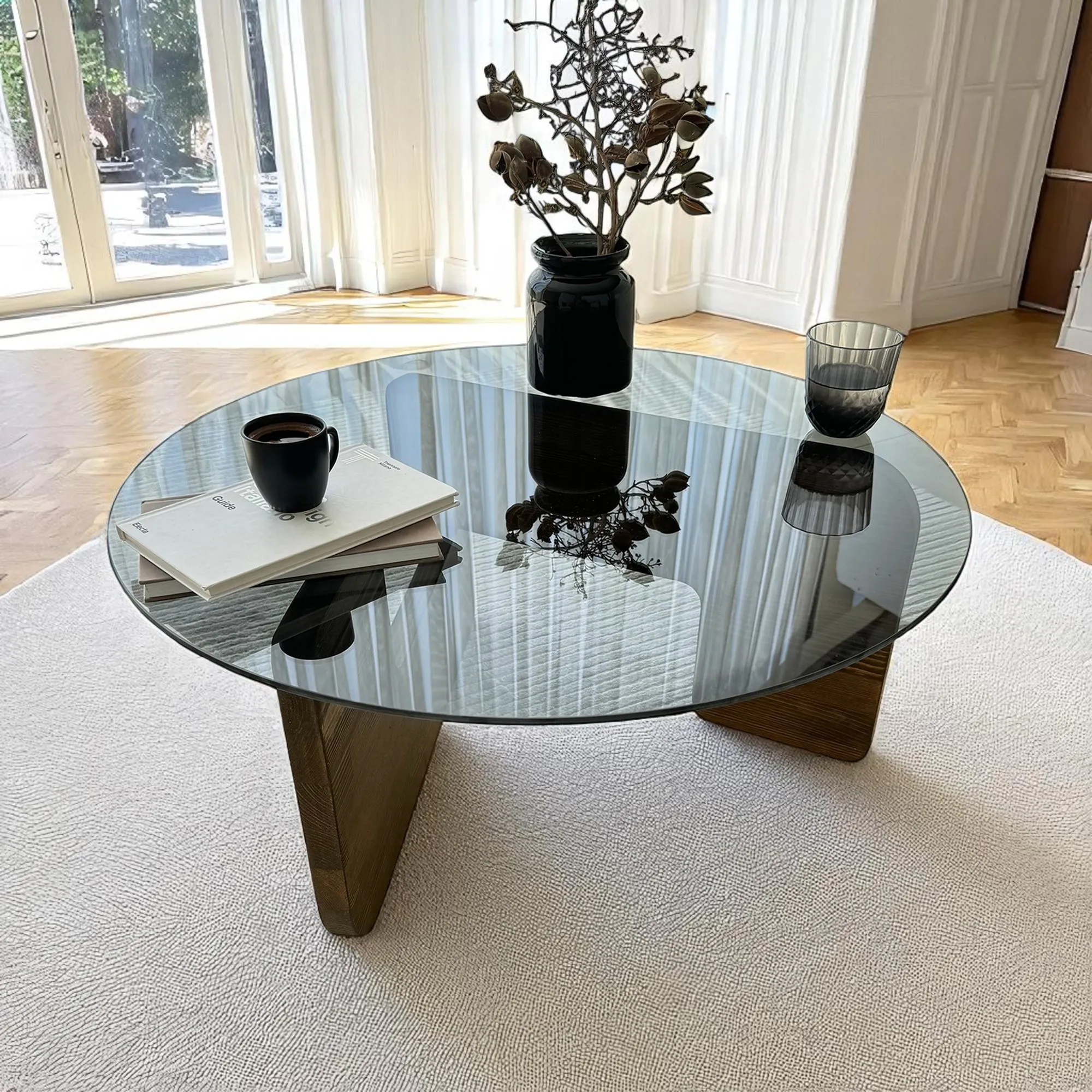 Table Basse Verre Fumé