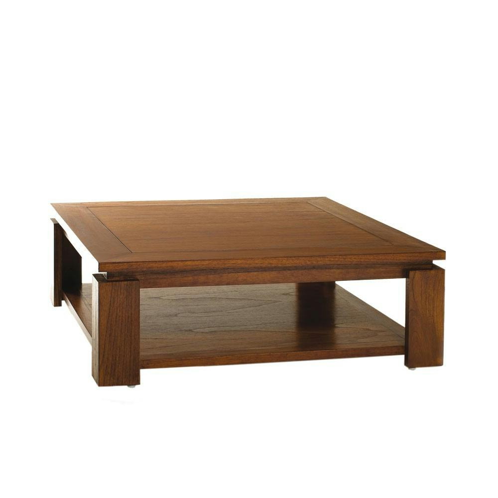 Table basse double plateau 90x90cm LOLA