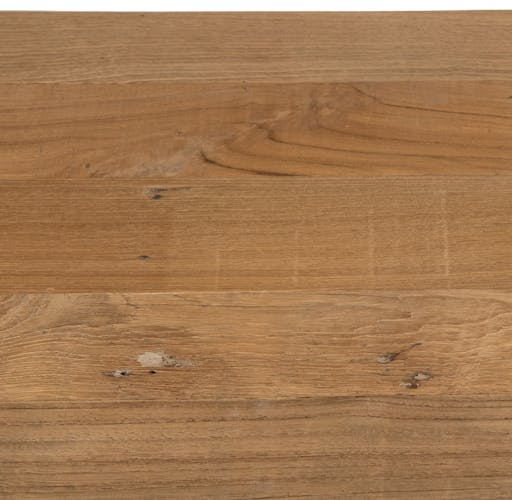 Table basse rectangulaire deux plateaux en bois et metal style contemporain