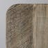 Table basse en Acacia massif bandes teintes variées et pieds métal noir 120x70x41,5cm CADIX