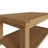 Table basse en bois clair double plateau PUERTO