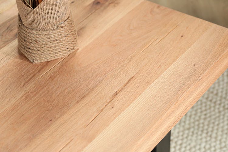 Table basse en bois de chêne blanc PALERME
