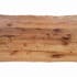 Table basse en bois de chêne huilé avec bords naturels PALERME