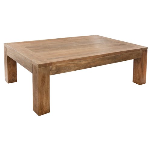 Table basse en bois de style exotique