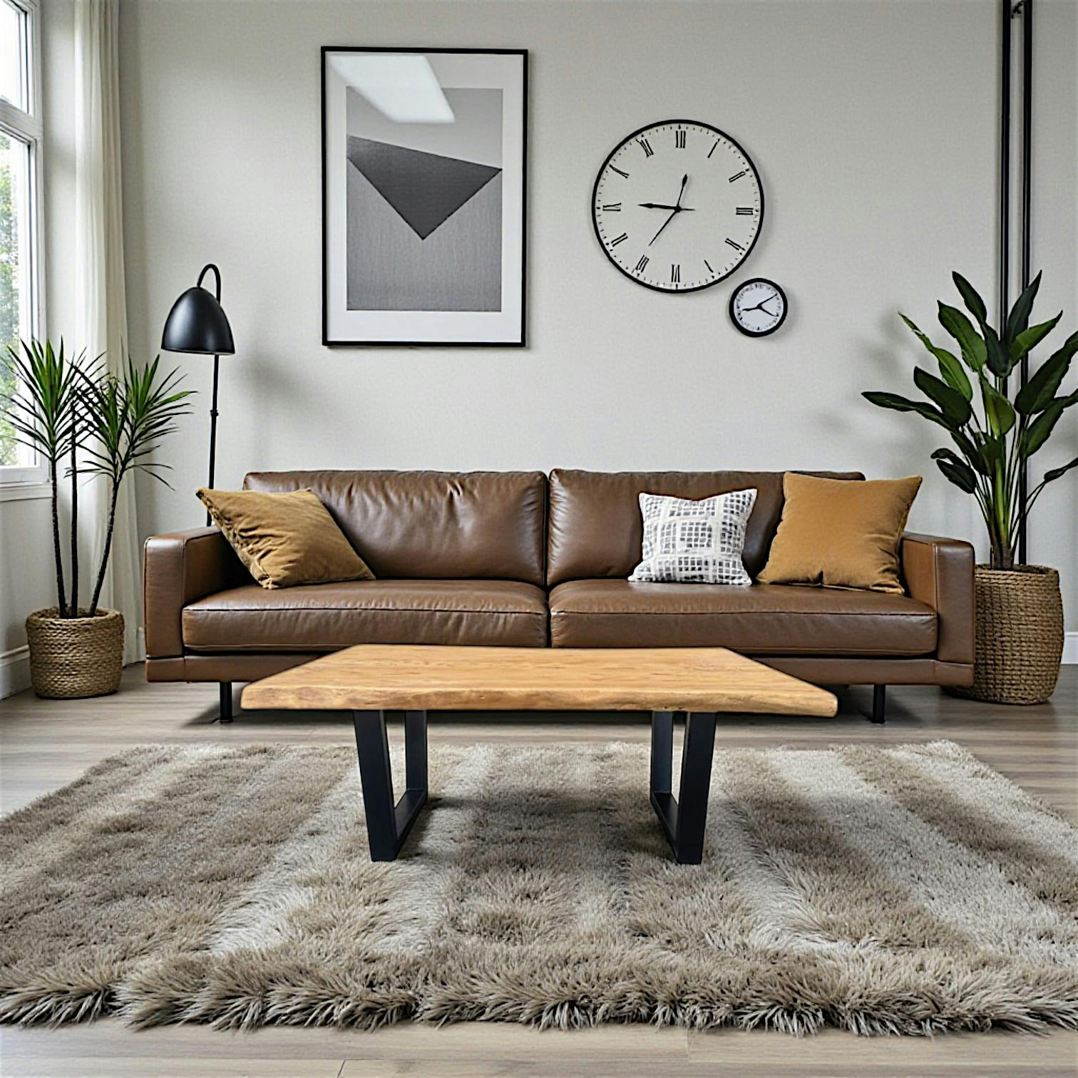 Table basse en bois de teck recyclé TIMOR