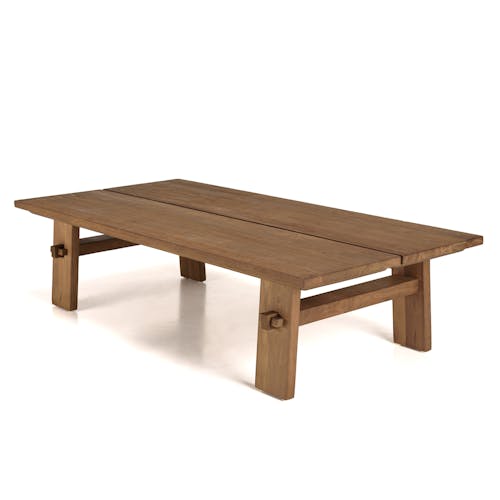 Table basse en bois recyclé 140 x 70 SWING