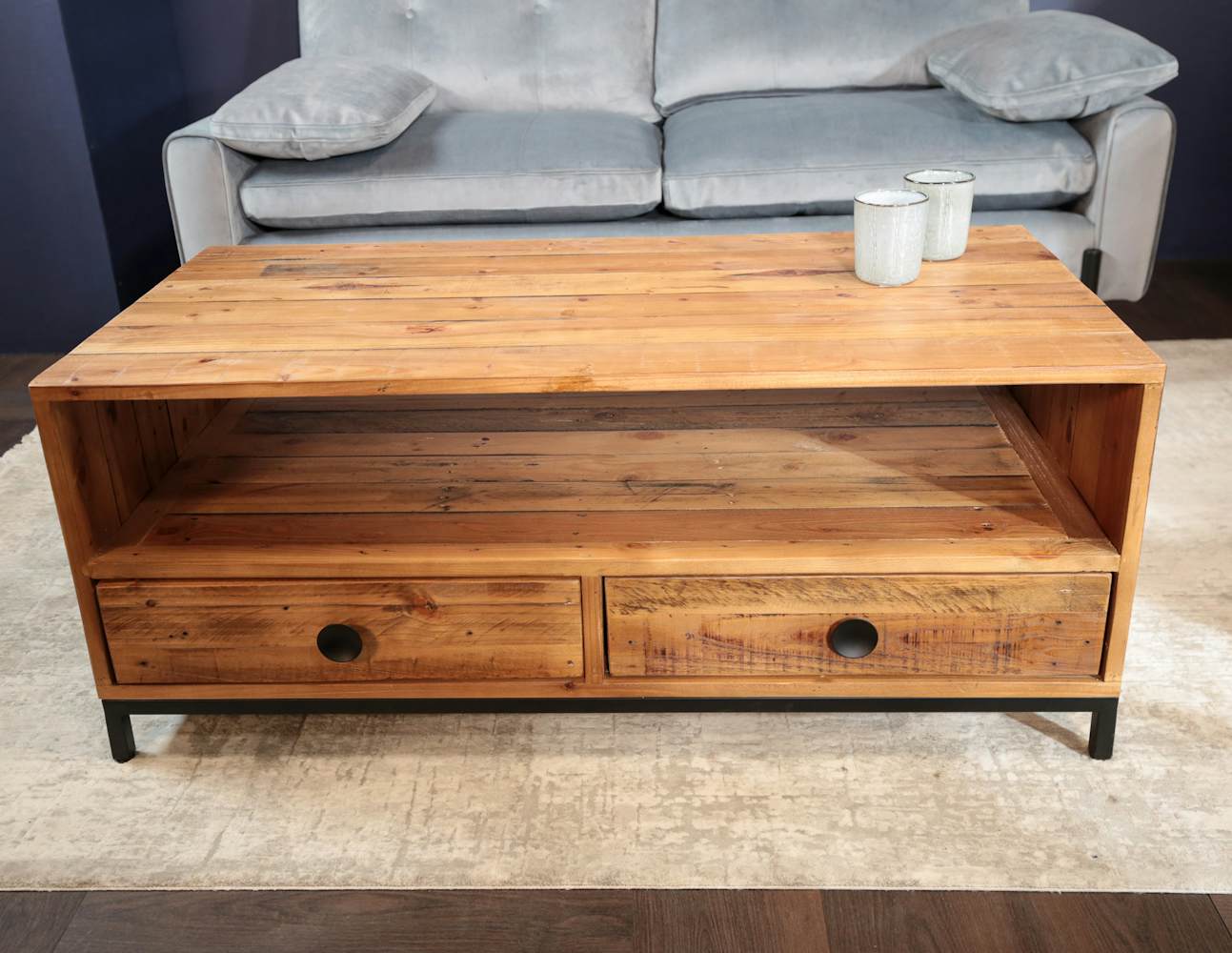Table basse en bois recyclé CANBERRA Tables basses Pier Import