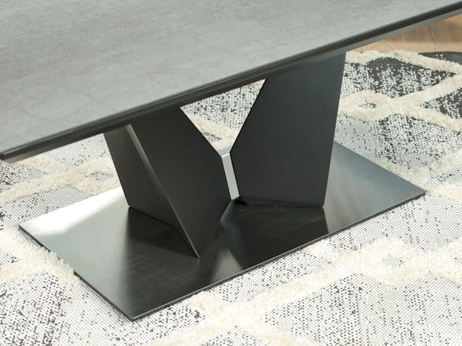 Table basse en céramique avec pied design LOMBARDIE