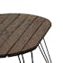 Table basse en bois pieds metal epingle de style industriel