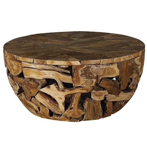Table basse exotique bois de teck CANADA